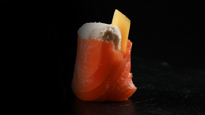 Geishas de Salmón y Mango Geishas de Salmón y Mango